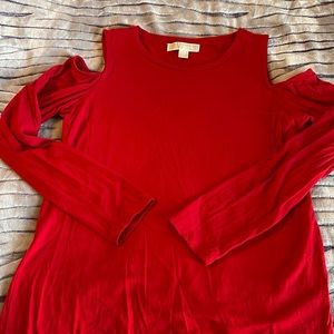 Michael Kors cold shoulder top